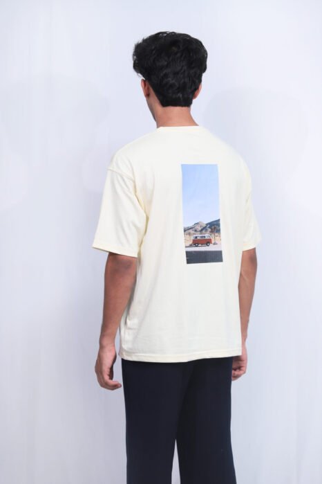 OVERSIZED BACK PRINTED T-SHIRT