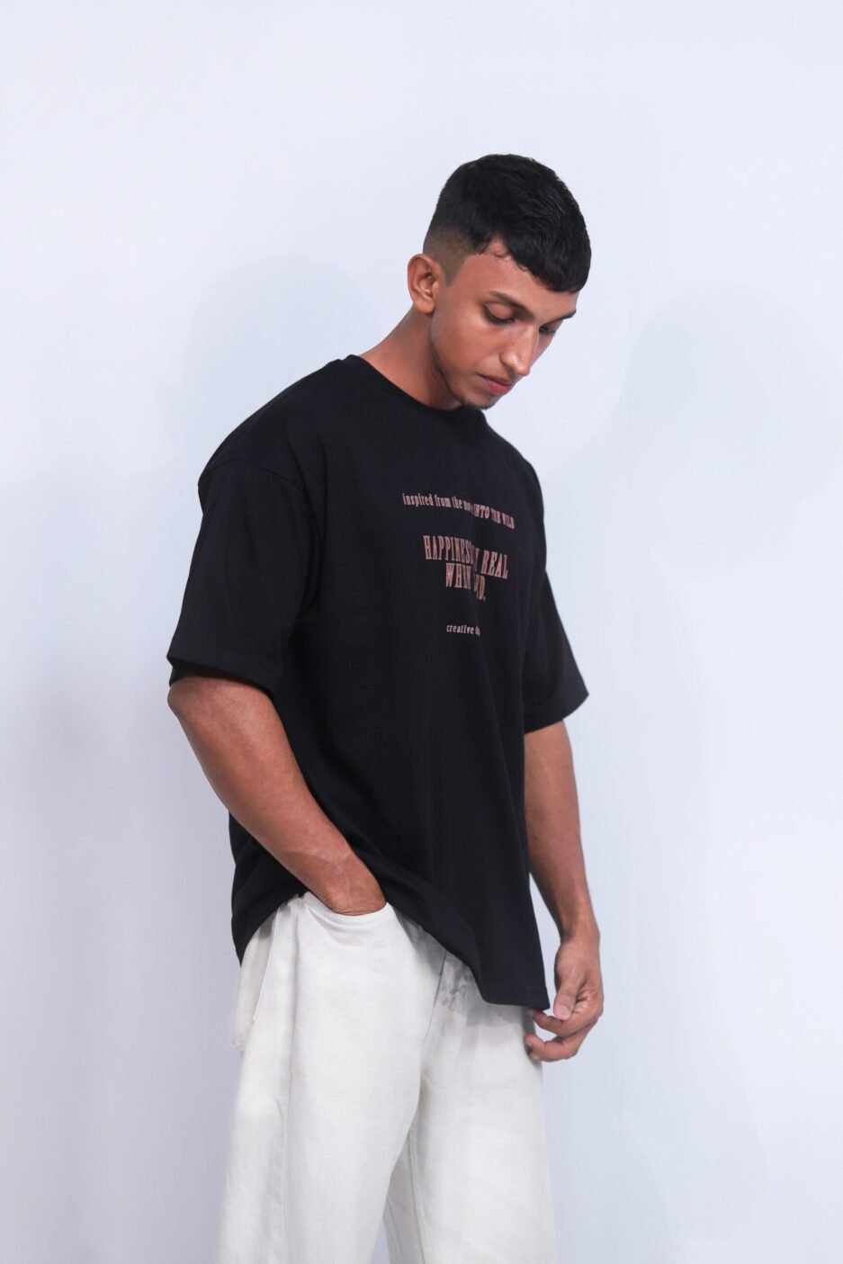 OVERSIZED BACK PRINTED T-SHIRT - Image 2