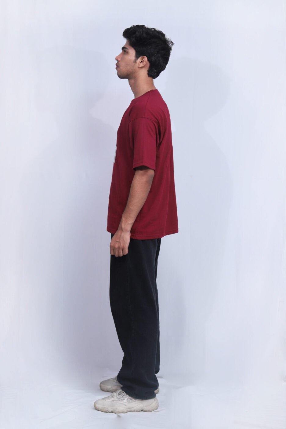 OVERSIZED T-SHIRT WITH MINIMAL PRINT - Image 3